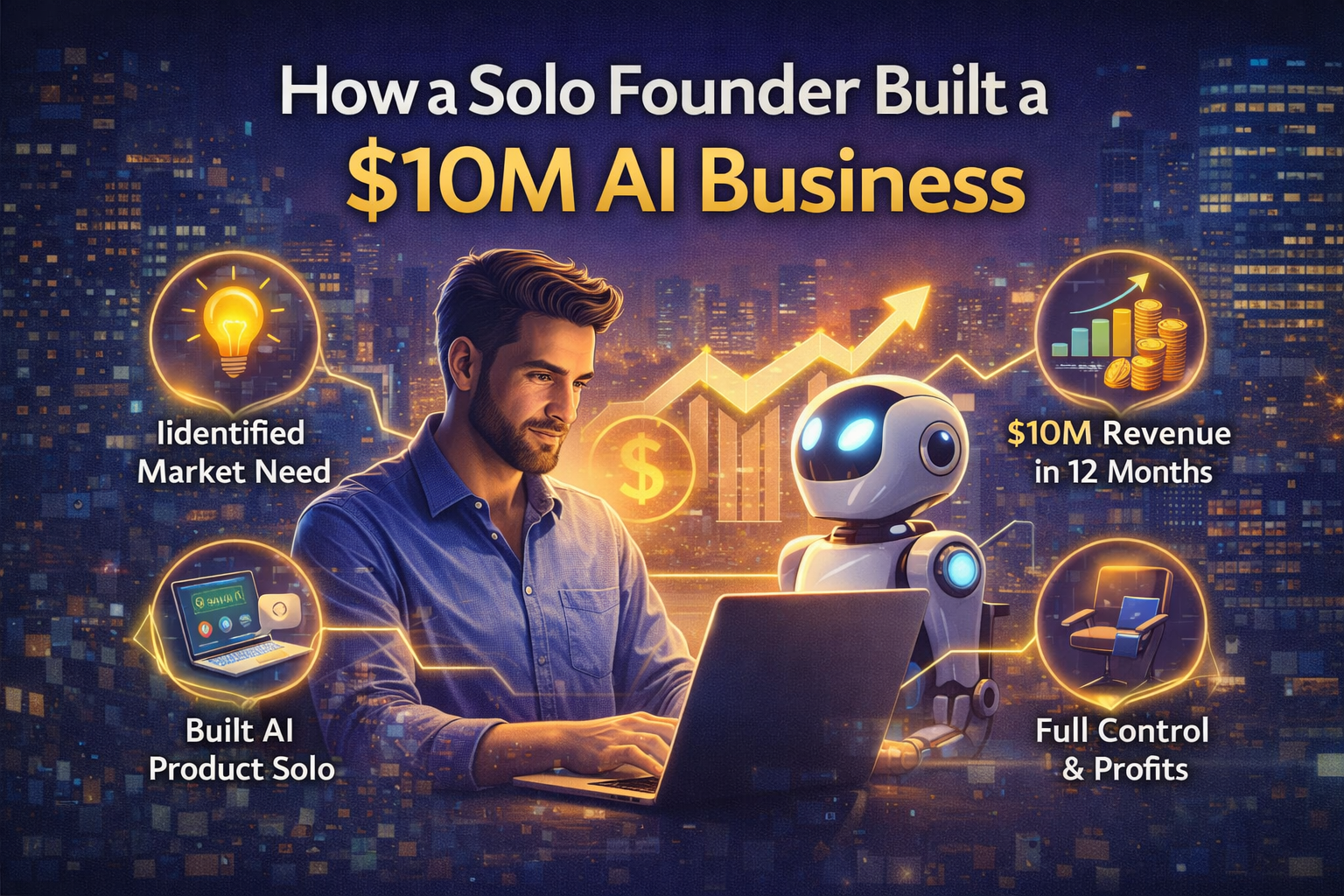 How a Solo Founder Built a $10M AI Business