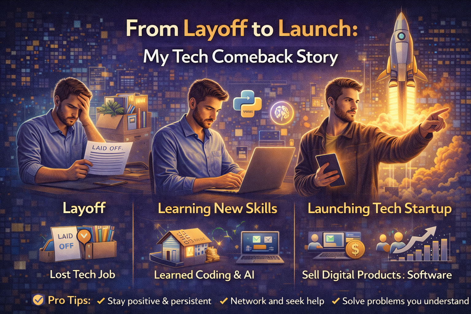 From Layoff to Launch: My Tech Comeback Story